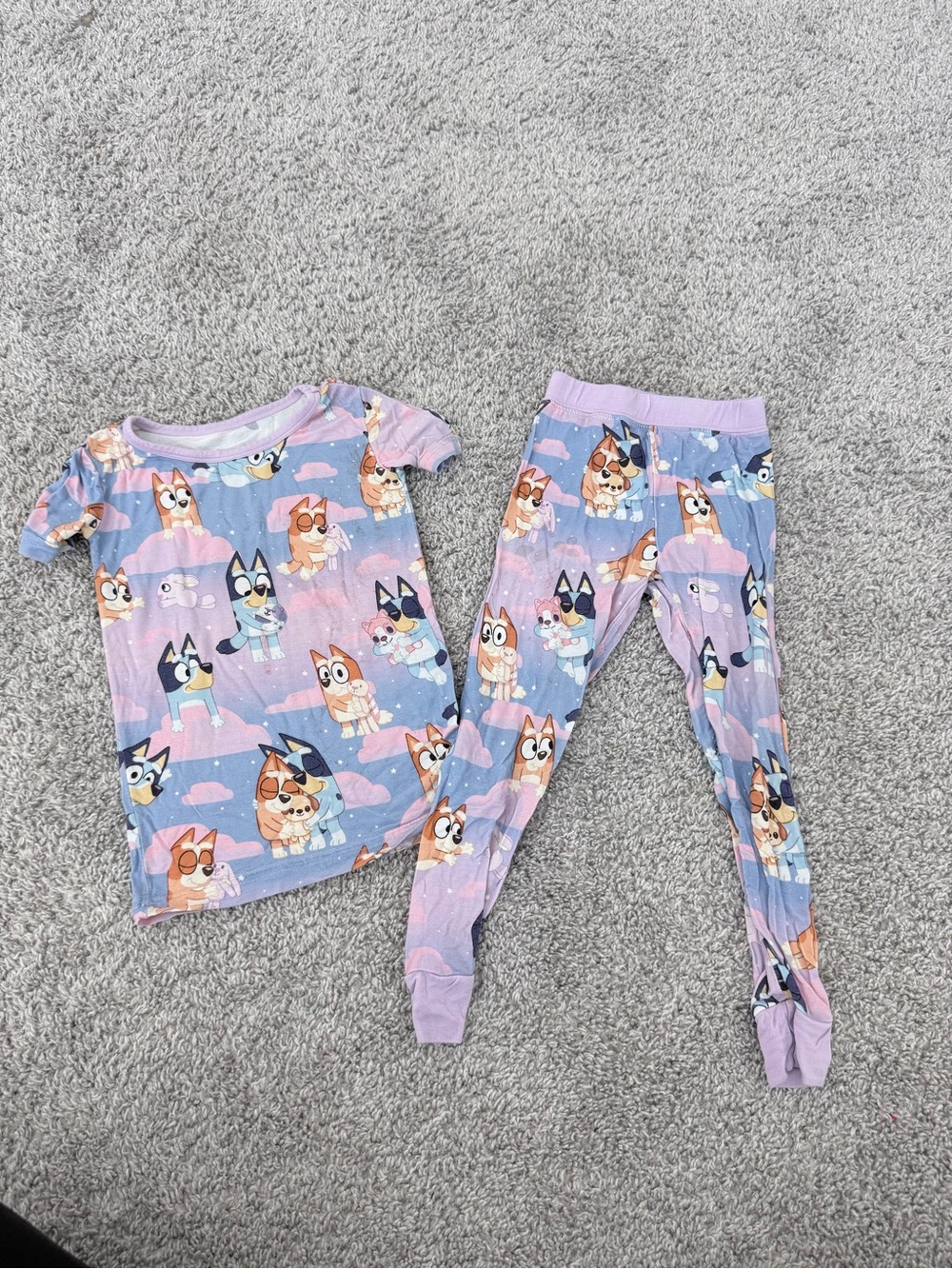 Little Sleepies Bluey Short Sleeve Pajamas 2T
